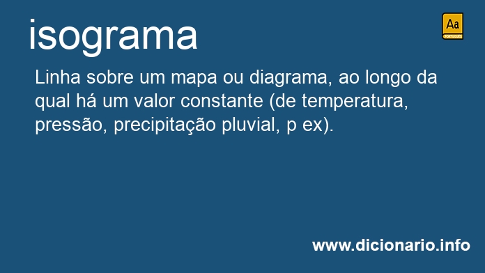 Significado de isograma