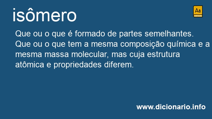 Significado de ismero