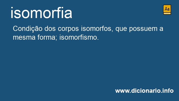 Significado de isomorfias