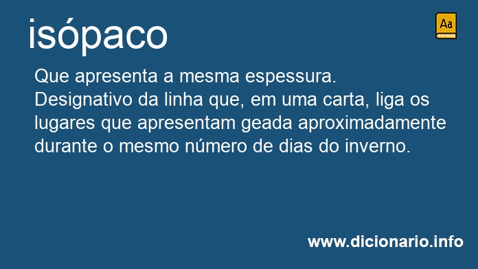 Significado de ispaco