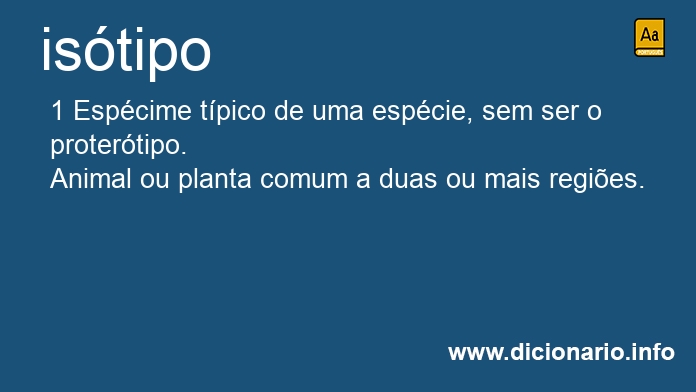 Significado de istipos
