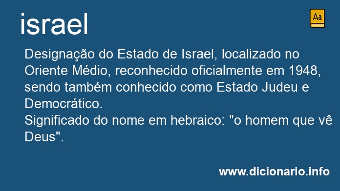 Significado de Israel