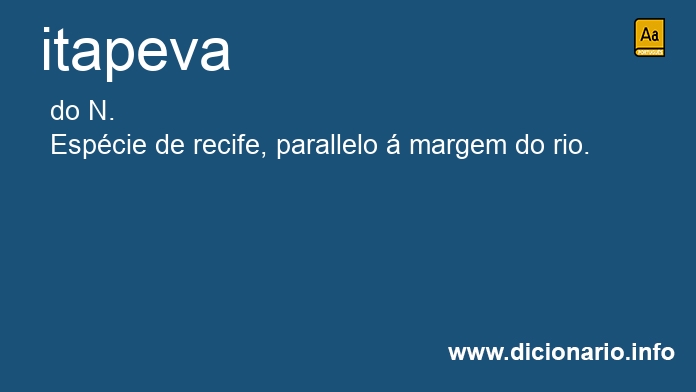 Significado de itapeva