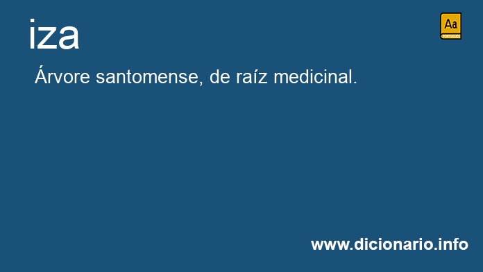Significado de iza