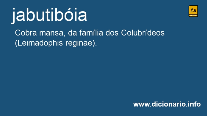 Significado de jabutibia