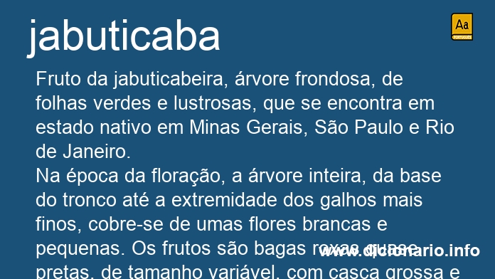 Significado de jabuticaba