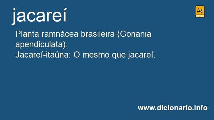 Significado de jacare