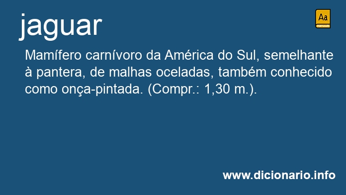 Significado de jaguares