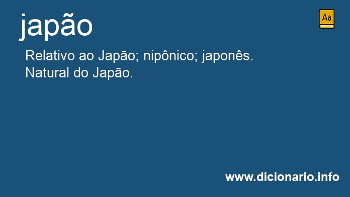 Significado de japo