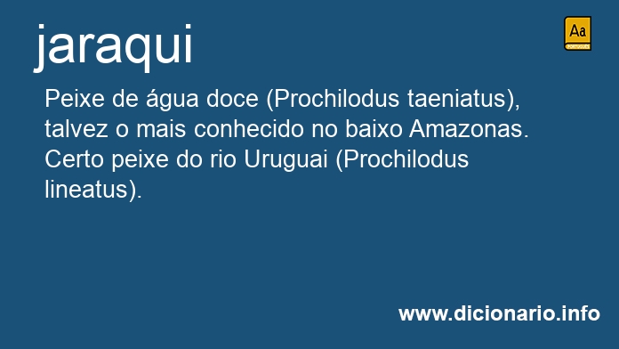 Significado de jaraquis