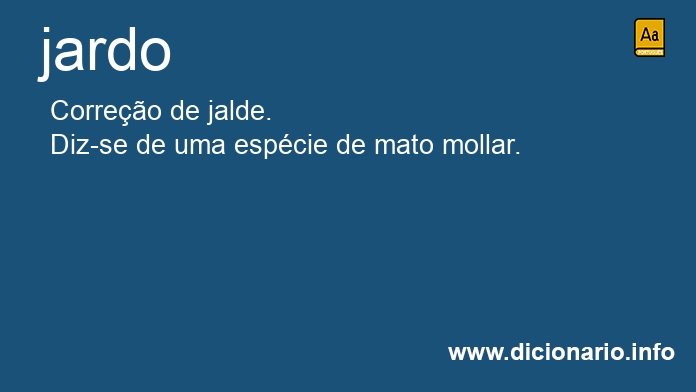 Significado de jardo