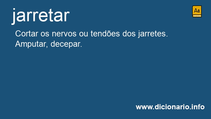 Significado de jarretai