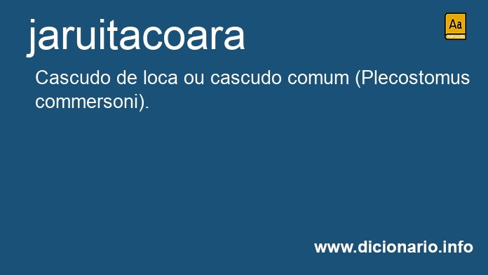 Significado de jaruitacoara