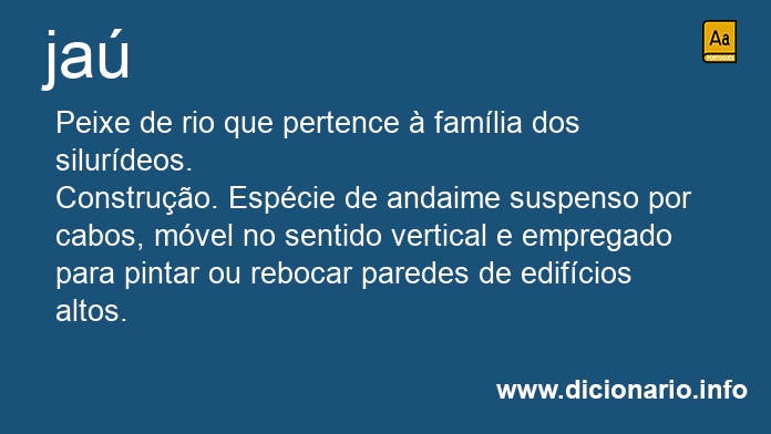 Significado de ja