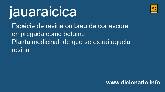 Significado de jauaraicica