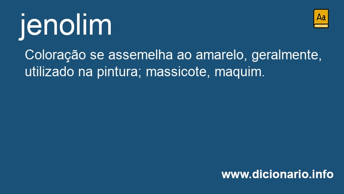 Significado de jenolim