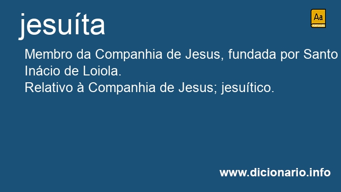 Significado de jesutas