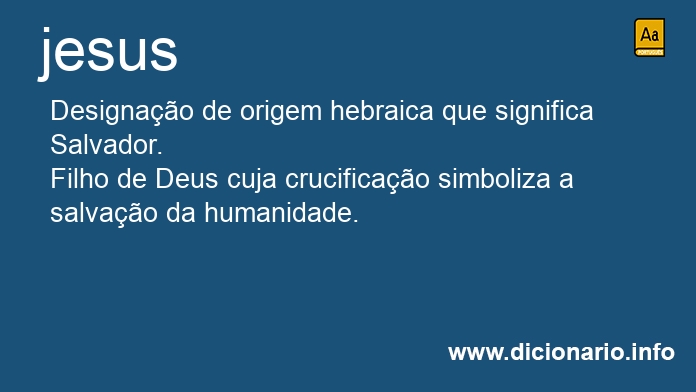 Significado de Jesus