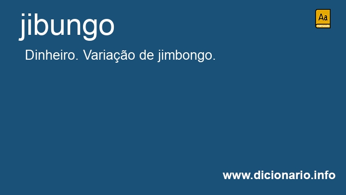 Significado de jibungo