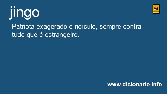 Significado de jingo