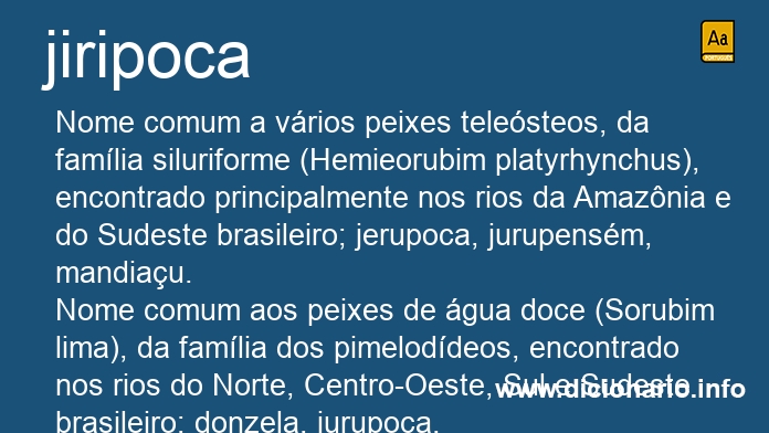 Significado de jiripoca