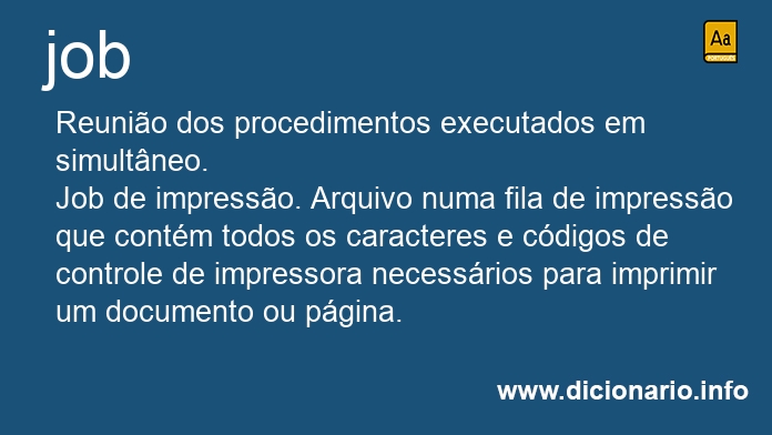 Significado de jobs