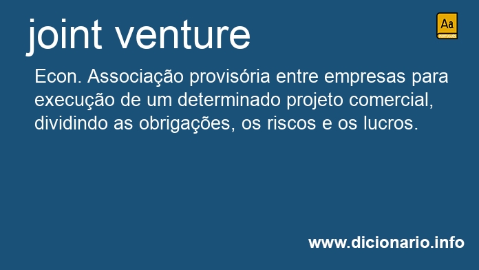 Significado de joint venture