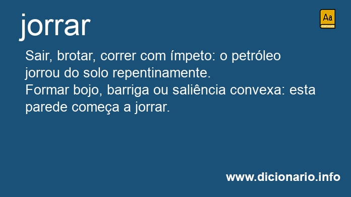 Significado de jorrai