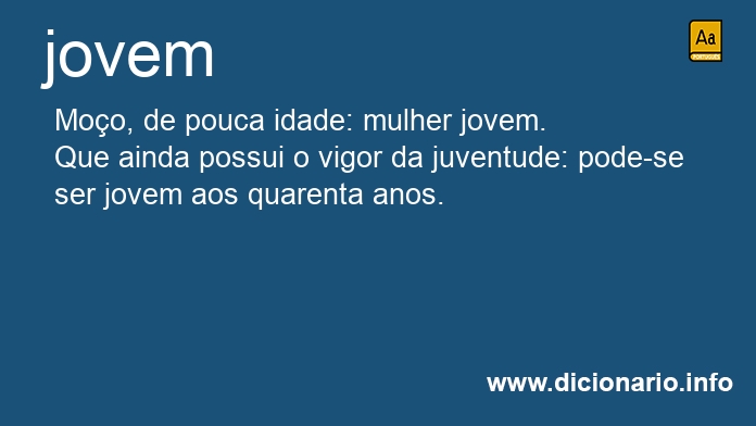 Significado de jovens