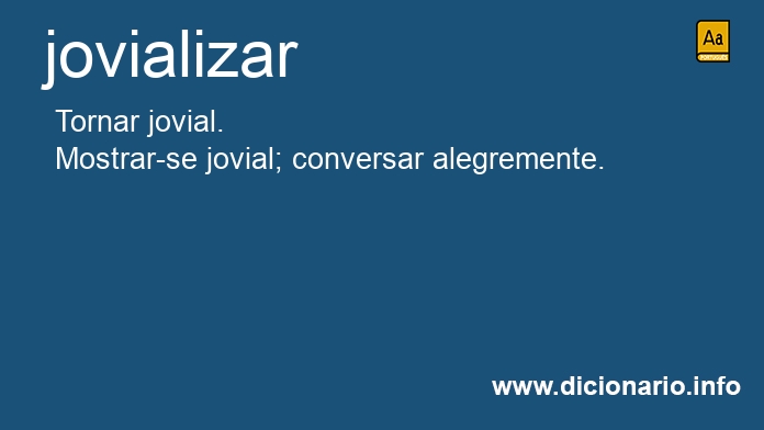 Significado de jovializou