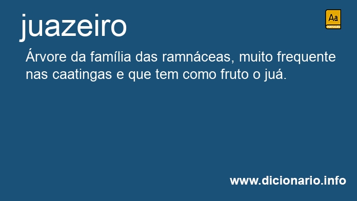Significado de juazeiro