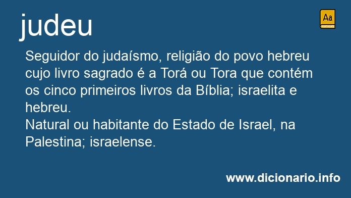 Significado de judeu