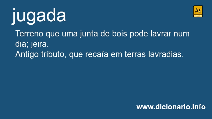 Significado de jugada