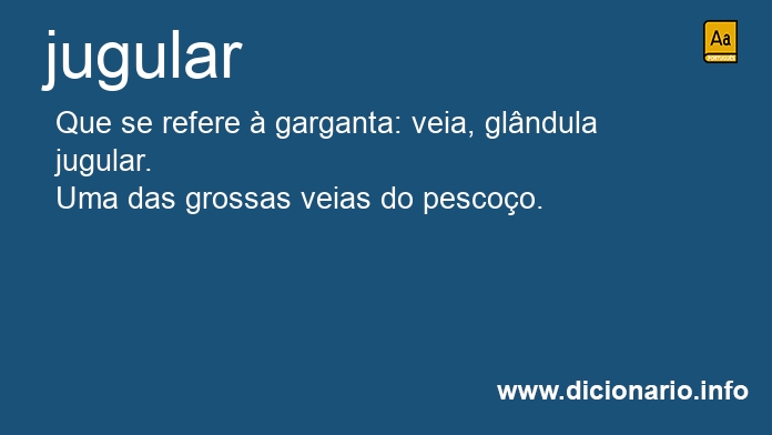 Significado de jugulais