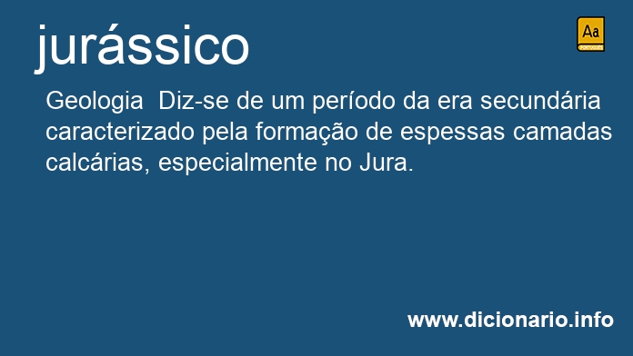 Significado de jurssico