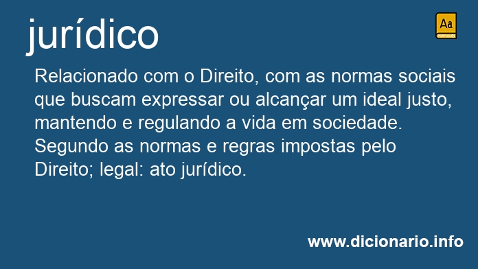 Significado de jurdico