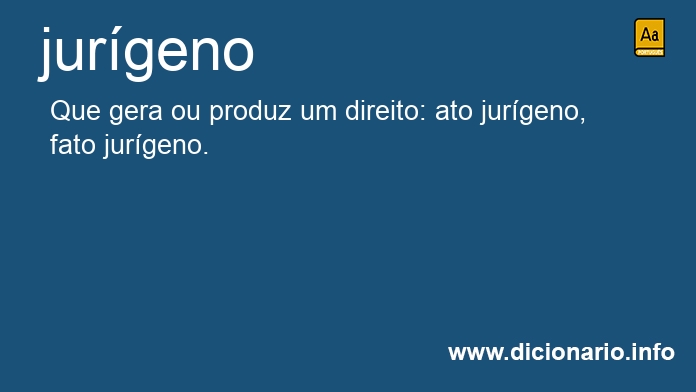 Significado de jurgeno