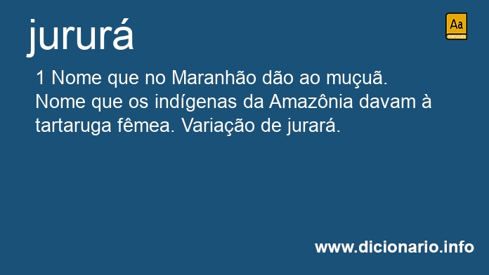 Significado de jurur