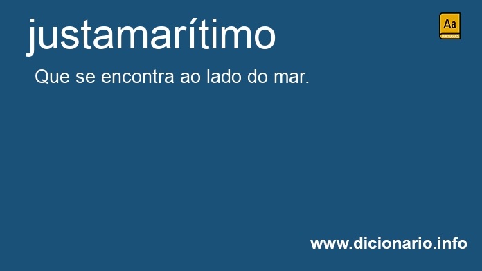 Significado de justamartimo