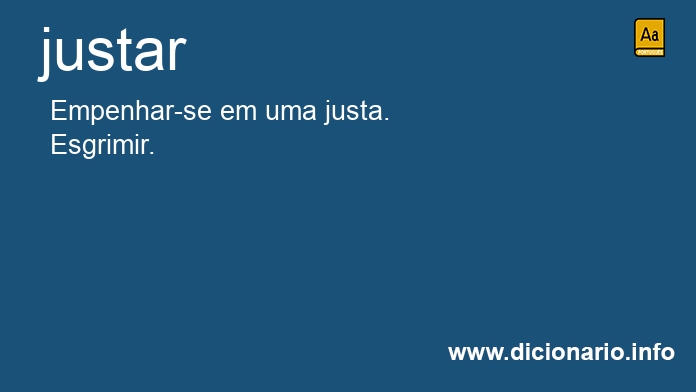 Significado de justas