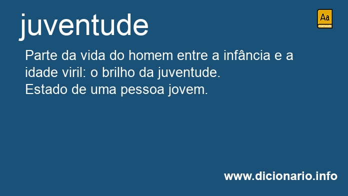 Significado de juventude