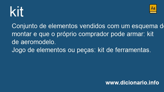 Significado de kit