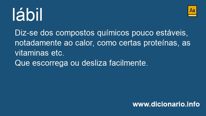 Significado de lbil