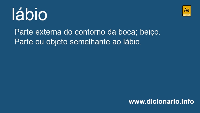 Significado de lbio