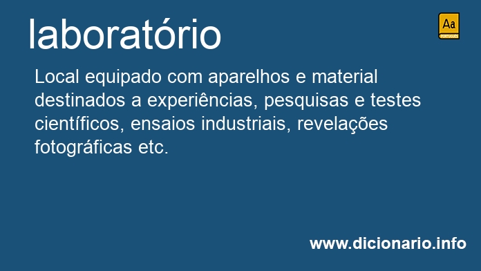 Significado de laboratrio