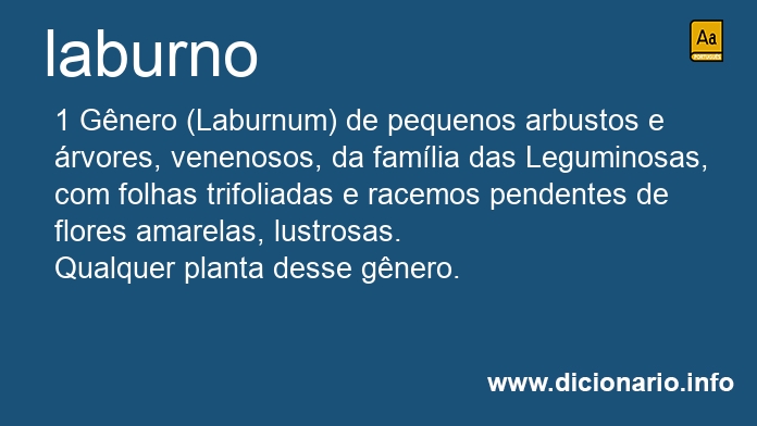 Significado de laburno