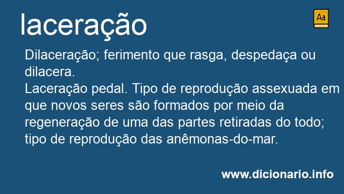 Significado de lacerao