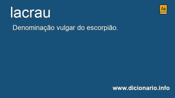 Significado de lacraus