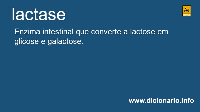Significado de lactase