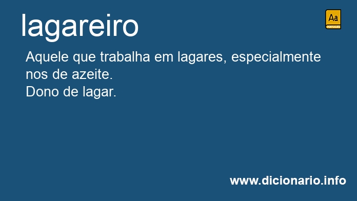 Significado de lagareiro